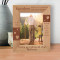Grandpas Bring A Little Wisdom, Happiness, Warmth & Love to Every Life They Touch Personalized Wooden Frame 5" x 7" Brown (Vertical)