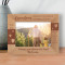 Grandpas Bring A Little Wisdom, Happiness, Warmth & Love to Every Life They Touch Personalized Wooden Frame-7" x 5" Brown Horizontal