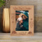 Christmas Is A Very Special Date Personalized Wooden Frame 4" x 6" Brown (Vertical)