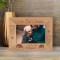 Christmas Is A Very Special Date Personalized Wooden Frame-6" x 4" Brown Horizontal