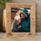 Christmas Is A Very Special Date Personalized Wooden Frame 8" x 10" Brown (Vertical)