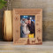 I Am Very Happy Personalized Wooden Frame 3 1/2" x 5" Brown (Vertical)