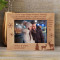 I Am Very Happy Personalized Wooden Frame-7" x 5" Brown Horizontal