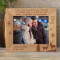 I Am Very Happy Personalized Wooden Frame-10" x 8" Brown Horizontal
