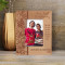 The Best Gift You Can Give Me This Christmas Is Your Love Personalized Wooden Frame 3 1/2" x 5" Brown (Vertical)