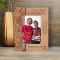 The Best Gift You Can Give Me This Christmas Is Your Love Personalized Wooden Frame 4" x 6" Brown (Vertical)