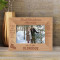 First Christmas Married Personalized Wooden Frame-6" x 4" Brown Horizontal