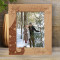 First X Mas Personalized Wooden Frame 8" x 10" Brown (Vertical)
