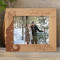 First X Mas Personalized Wooden Frame-10" x 8" Brown Horizontal