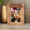 Our First Christmas Personalized Wooden Frame 4" x 6" Brown (Vertical)