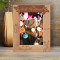 Our First Christmas Personalized Wooden Frame 5" x 7" Brown (Vertical)
