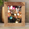 Our First Christmas Personalized Wooden Frame 8" x 10" Brown (Vertical)