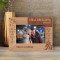 I Feel An Enormous Joy Personalized Wooden Frame-6" x 4" Brown Horizontal