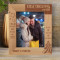 I Feel An Enormous Joy Personalized Wooden Frame 8" x 10" Brown (Vertical)