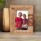 Thank You So Much My Love For Being WIth Me Personalized Wooden Frame 4" x 6" Brown (Vertical)