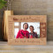 Thank You So Much My Love For Being WIth Me Personalized Wooden Frame-6" x 4" Brown Horizontal