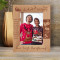 Thank You So Much My Love For Being WIth Me Personalized Wooden Frame 5" x 7" Brown (Vertical)