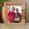 Thank You So Much My Love For Being WIth Me Personalized Wooden Frame 8" x 10" Brown (Vertical)