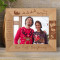 Thank You So Much My Love For Being WIth Me Personalized Wooden Frame-10" x 8" Brown Horizontal