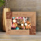 May You Have A Beautiful Christmas Time Personalized Wooden Frame-6" x 4" Brown Horizontal