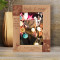 May You Have A Beautiful Christmas Time Personalized Wooden Frame 5" x 7" Brown (Vertical)