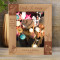 May You Have A Beautiful Christmas Time Personalized Wooden Frame 8" x 10" Brown (Vertical)