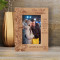 A Year Ago I Received The Best Gift Of All Your Love Personalized Wooden Frame 4" x 6" Brown (Vertical)