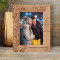 A Year Ago I Received The Best Gift Of All Your Love Personalized Wooden Frame 5" x 7" Brown (Vertical)