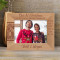 The Most Beautiful Thing About Christmas Eve Personalized Wooden Frame-7" x 5" Brown Horizontal