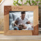 Je T'aime If I Know What Love Is It Is Because Of You Personalized Wooden Frame-10" x 8" Brown Horizontal