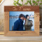 The Only Thing We Never Get Enough Of Is Love & The Only Thing We Never Give Enough Of Is Love Personalized Wooden Frame-10" x 8" Brown Horizontal