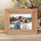 We Are Most Alive When We're In Love Personalized Wooden Frame-7" x 5" Brown Horizontal