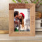 The Love We Give Away Is The Only Love We Keep Personalized Wooden Frame 5" x 7" Brown (Vertical)