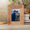 There Is Only One Happiness In This Live To Love Be And Be Loved Personalized Wooden Frame 3 1/2" x 5" Brown (Vertical)