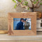 There Is Only One Happiness In This Live To Love Be And Be Loved Personalized Wooden Frame-5" x 3 1/2" Brown Horizontal