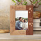 Je T'aime Personalized Wooden Frame 4" x 6" Brown (Vertical)