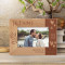 Je T'aime Personalized Wooden Frame-6" x 4" Brown Horizontal