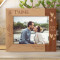 Je T'aime Personalized Wooden Frame-10" x 8" Brown Horizontal