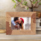 We Are Most Alive When We're In Love Personalized Wooden Frame-6" x 4" Brown Horizontal