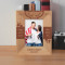 Is Not Just A Country But A Wav Of Life Personalized Wooden Frame 3 1/2" x 5" Brown (Vertical)