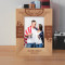 Is Not Just A Country But A Wav Of Life Personalized Wooden Frame 4" x 6" Brown (Vertical)