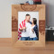 Is Not Just A Country But A Wav Of Life Personalized Wooden Frame 5" x 7" Brown (Vertical)
