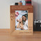 America Is A Land Of Opportunity And Don't Ever Forget It Personalized Wooden Frame 4" x 6" Brown (Vertical)
