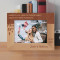America Is A Land Of Opportunity And Don't Ever Forget It Personalized Wooden Frame-7" x 5" Brown Horizontal