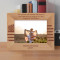 The Nation Will Remain The Land Of The Free Only So Long As It Is The Home Of The Brave Personalized Wooden Frame-7" x 5" Brown Horizontal