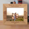 The Nation Will Remain The Land Of The Free Only So Long As It Is The Home Of The Brave Personalized Wooden Frame-10" x 8" Brown Horizontal
