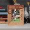 Home Is Where Our Story Begins Personalized Wooden Frame 3 1/2" x 5" Brown (Vertical)