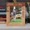 Home Is Where Our Story Begins Personalized Wooden Frame 5" x 7" Brown (Vertical)