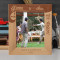 Home Is Where Our Story Begins Personalized Wooden Frame 8" x 10" Brown (Vertical)