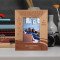Welcome To New Home Personalized Wooden Frame 3 1/2" x 5" Brown (Vertical)